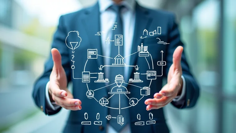 Schéma de fonctionnement d'une entreprise